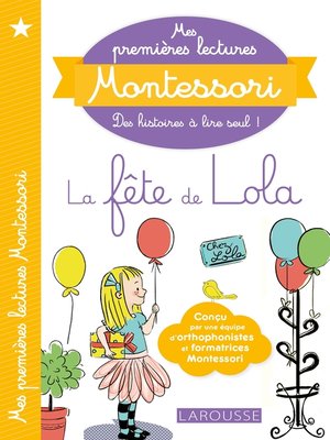 cover image of Mes premières lectures Montessori, La fête de Lola